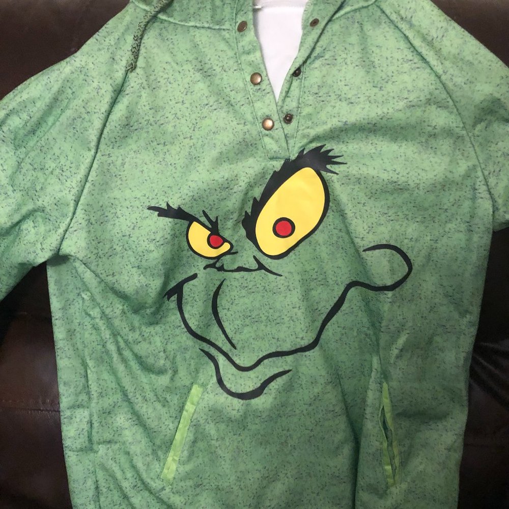 GRINCH green sweatshirt in XL